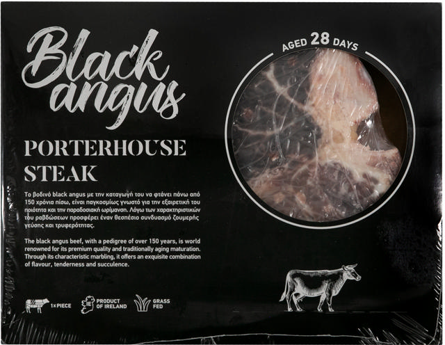 Black Angus Porterhouse Στέικ Ιρλανδίας 530g                