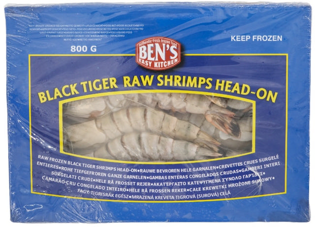 Ben's Γαρίδες ολόκληρες 8/12 800g                       