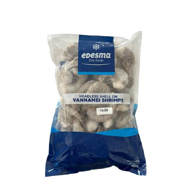 Edesma Vannamei Raw HLSO 16/20 800g