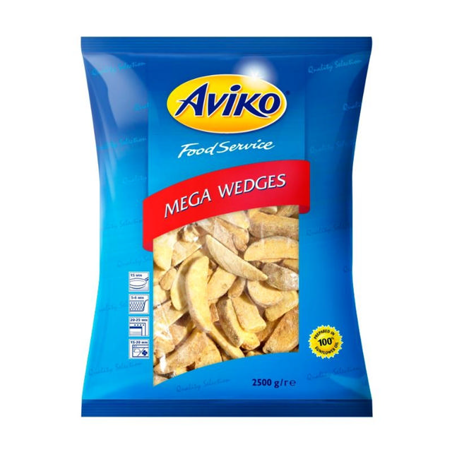 Aviko Πατάτες wedges μεγάλες 2500g