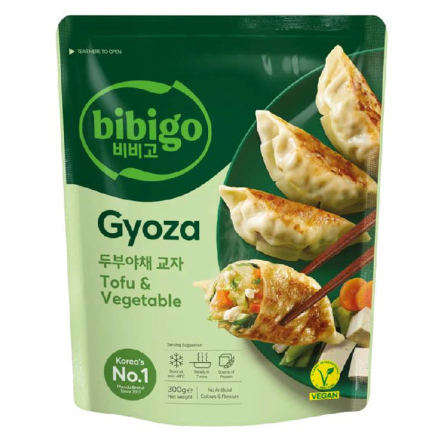 Bibigo Γκιόζα Ντάμπλινγκς με τόφου & λαχανικά 600g