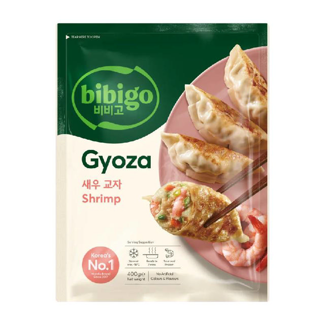Bibigo Γκιόζα Ντάμπλινγκς με γαρίδες & λαχανικά 400g