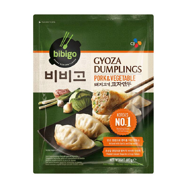 Bibigo Gyoza Dumplings Pork & Vegetables 600g