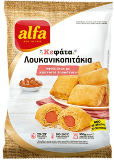 Alfa Kefata mini sausage pies 950g