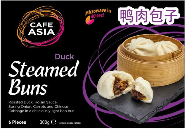 Duck steamed buns 6 x 50g 300g                           