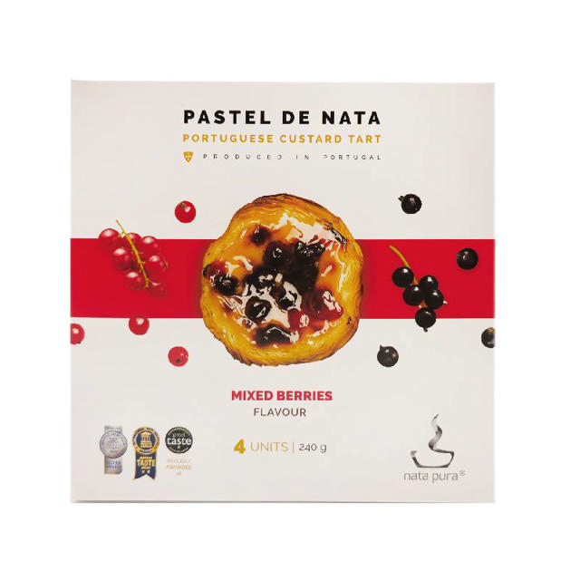 Nata Puta Pastel De Nata 4 Mixed Berries 240g