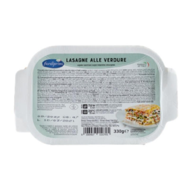 Fiordiprimi Lasagne with vegetables 330g                     