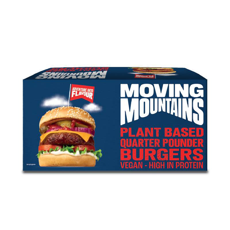 Moving Mountains Vegan burgers 8 x 113.5g                      