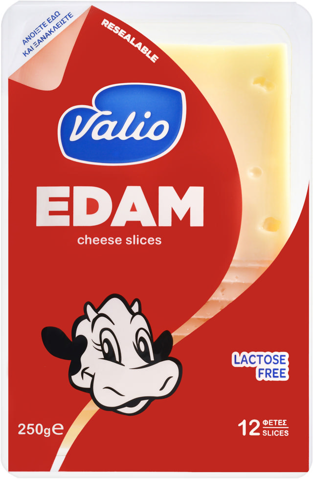 Valio Τυρί Ένταμ 24% λιπαρά σε φέτες 250g