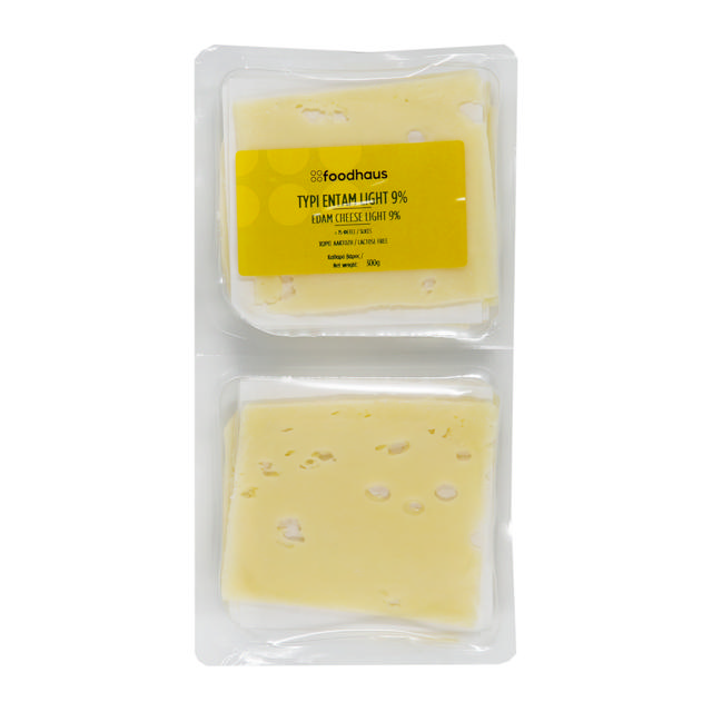 Τυρί Ένταμ Light 9% σε φέτες 2 X 150g                  