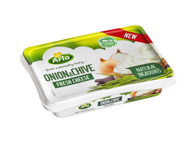 Arla Τυρί κρέμα με κρεμμύδι & σχοινόπρασο 150g