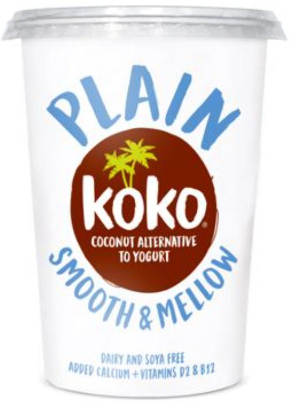 Koko Dairy Free Plain Yogurt Alternative 400g