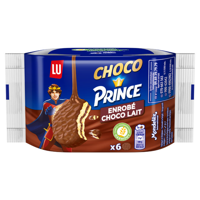 Choco Prince Enrobe Choco Lait  6x28.5g