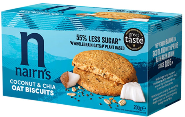 Nairn's Oat biscuits coconut & chia 200g