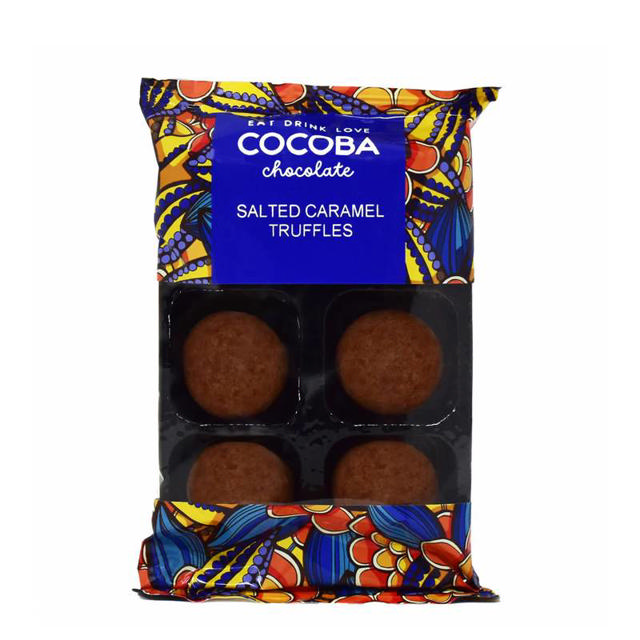 Cocoba Τρούφες αλατισμένης καραμέλας 60g