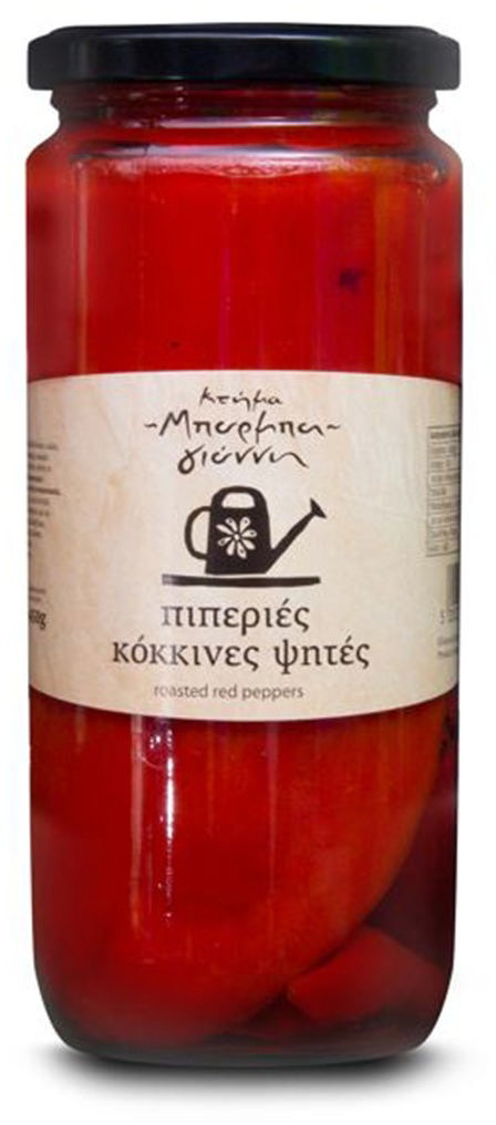 Πιπεριές κόκκινες ψητές Φλωρίνης 500ml                     