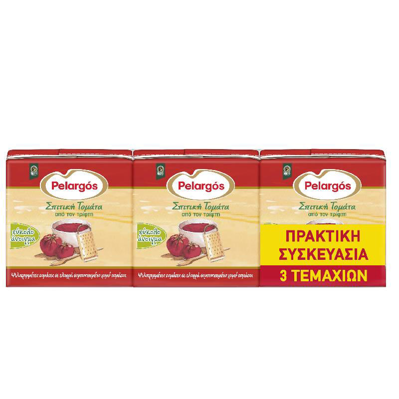 Pelargos σπιτική ντομάτα τριμμένη 2 X 250g