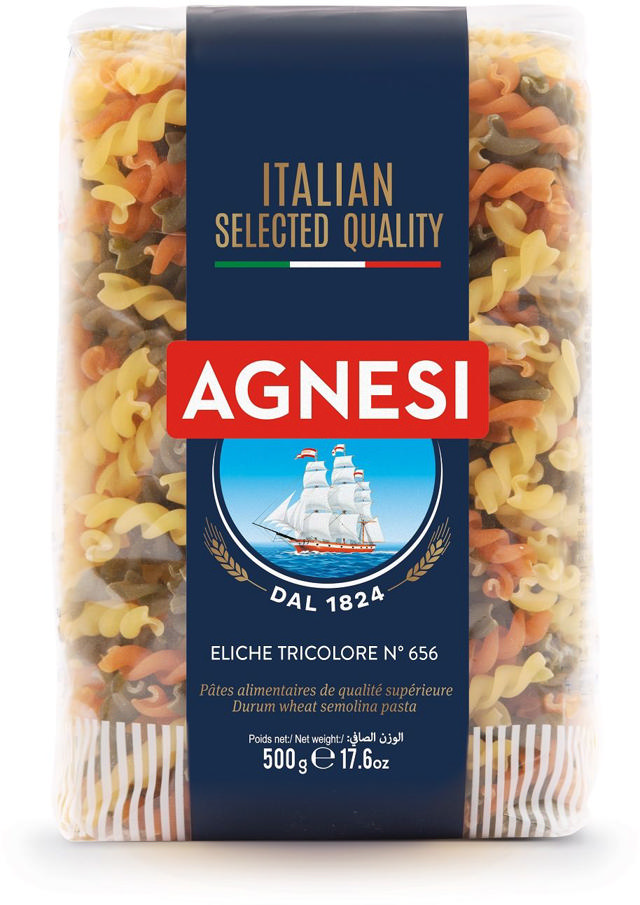 Agnesi Eliche Tricolori 500g                      