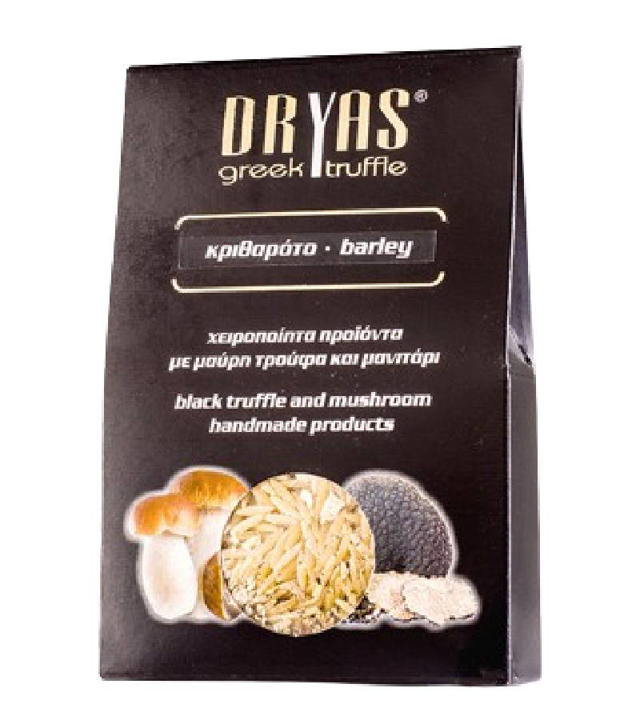 Dryas Pasta with Orzo Black Truffle and Porcini 300g