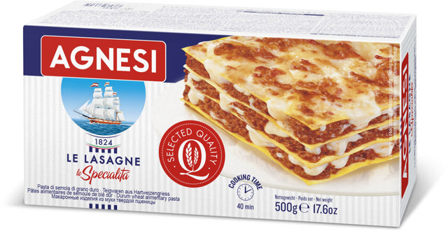 Agnesi Lasagna Flat 500g                          