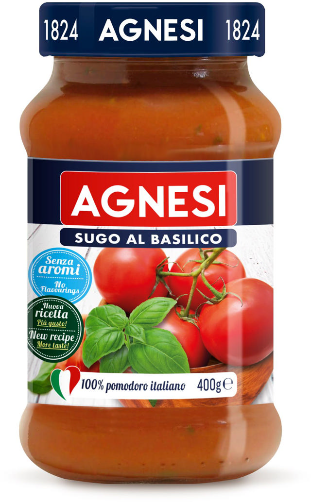 Agnesi Tomato & Basil Sauce 400g                         