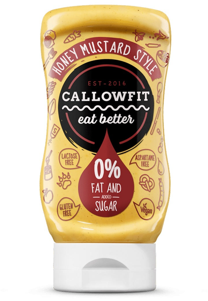 Callowfit Σάλτσα μέλι & μουστάρδα 300ml                     