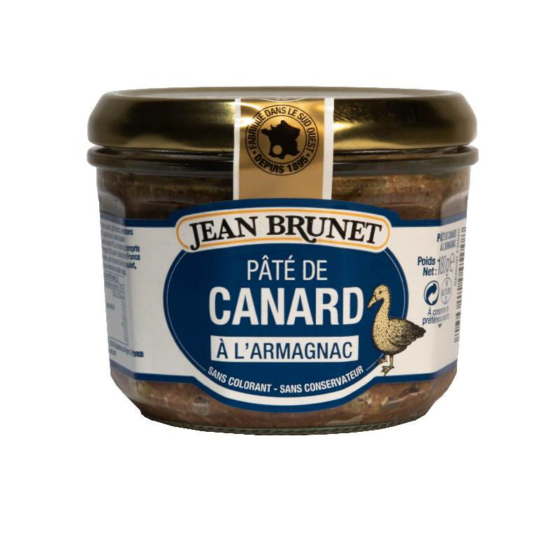 Jean Brunet Πατέ πάπιας με κονιάκ Armagnac 185g