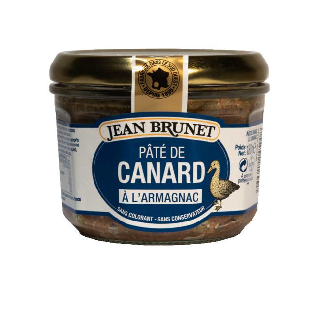 Jean Brunet Duck & Armagnac Pate 185g