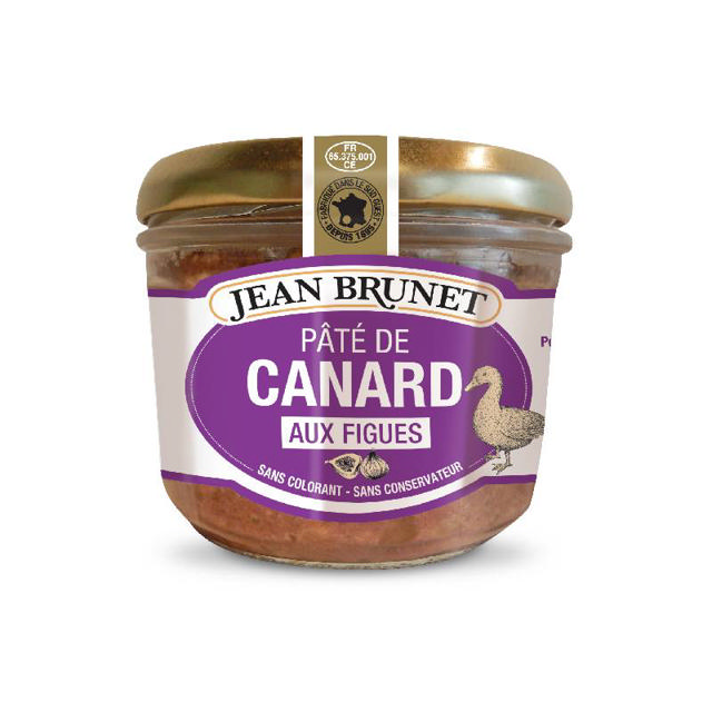 Jean Brunet Πατέ πάπιας με σύκο 185g