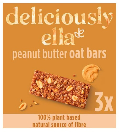 Deliciously Ella Peanut butter oat bar ( 3 x 50g )