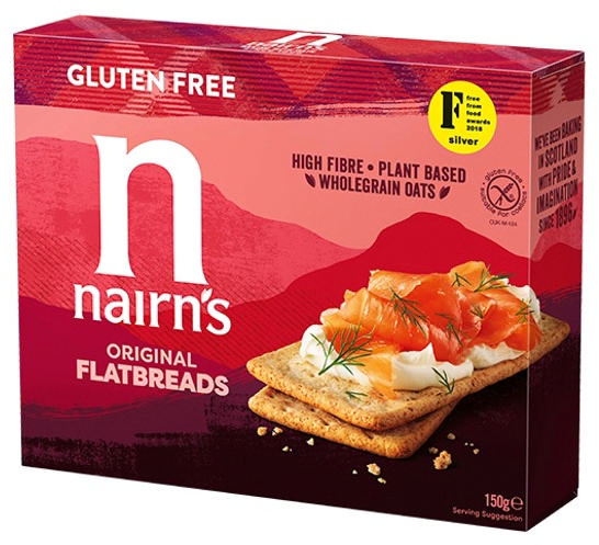 Nairn's πλακέ ψωμάκι χωρίς γλουτένη 150g
