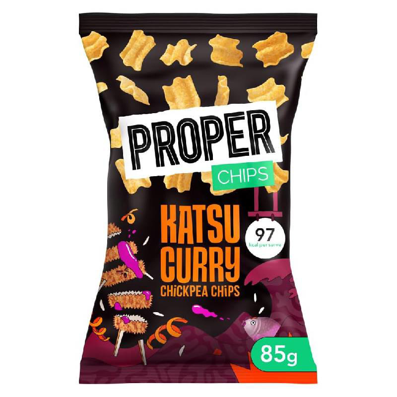 Proper Katsu Curry Chickpea Chips 85g