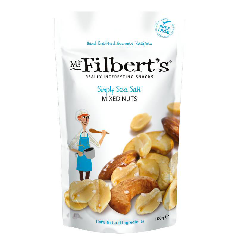 Mr Filberts Simple Sea Salt Mixed Nuts 100g