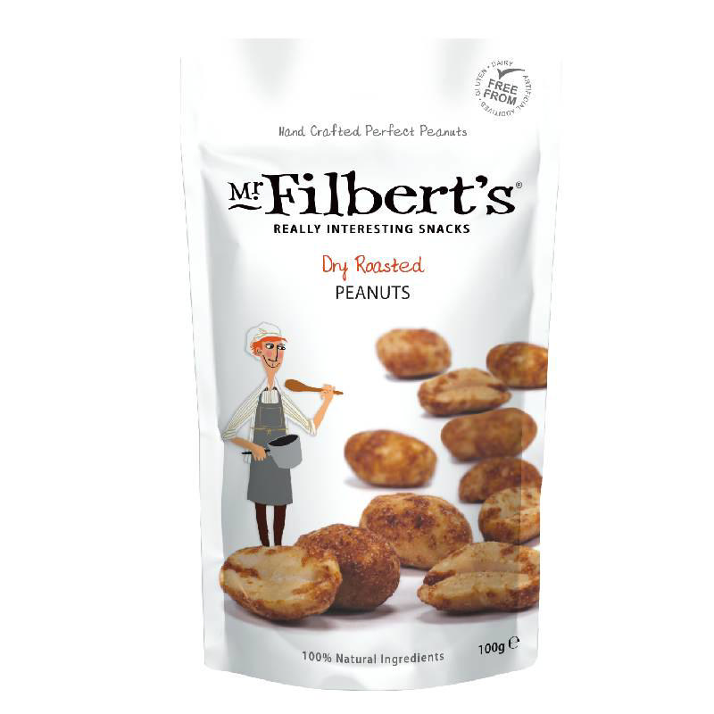 Mr Filberts Dry Roasted Peanuts 100g