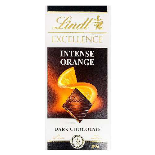 LINDT EXCELLENCE DARK ORANGE 100gr