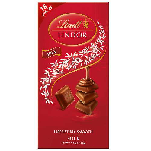 LINDT LINDOR TABLET MILK 100gr